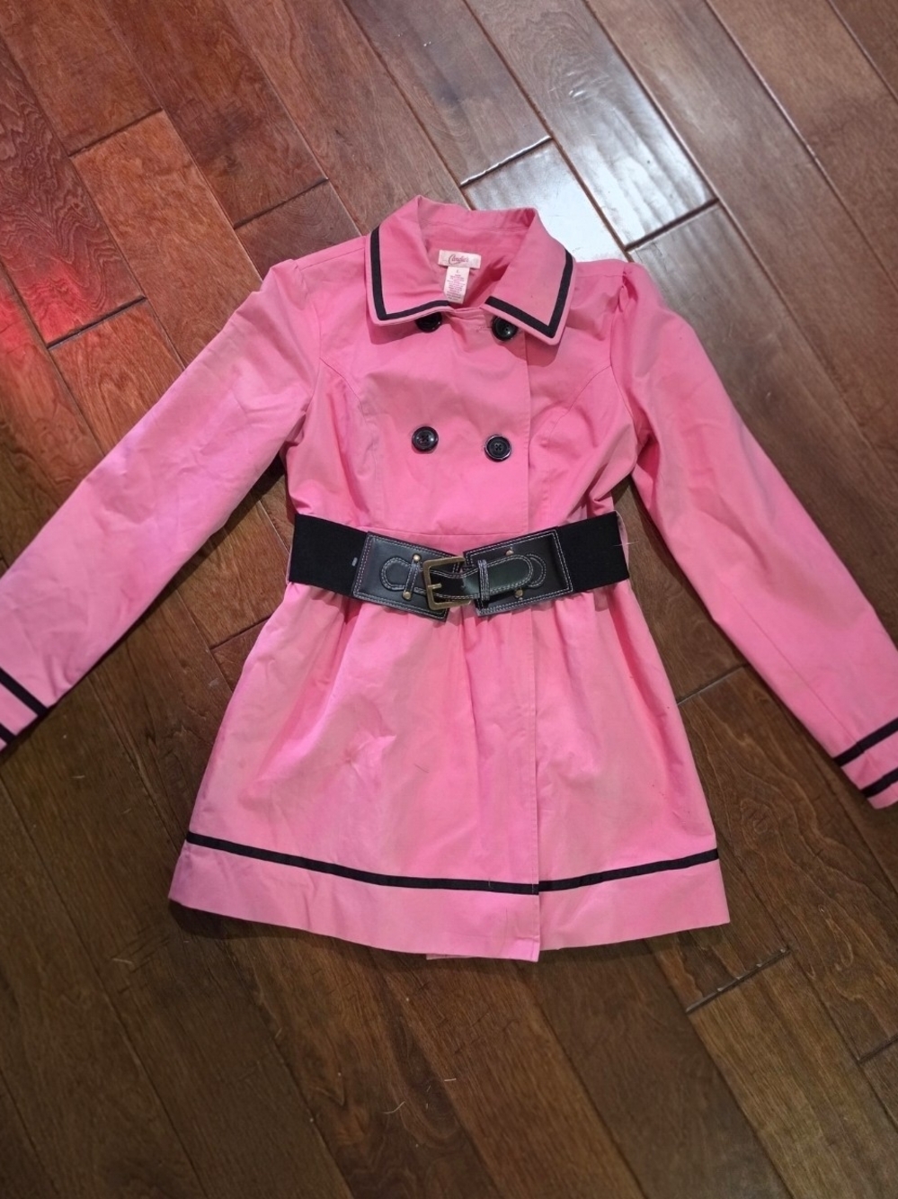 Vintage 2000s Candies/Britney Spears Collab Double-Breasted Coat w/ OG Belt MINT